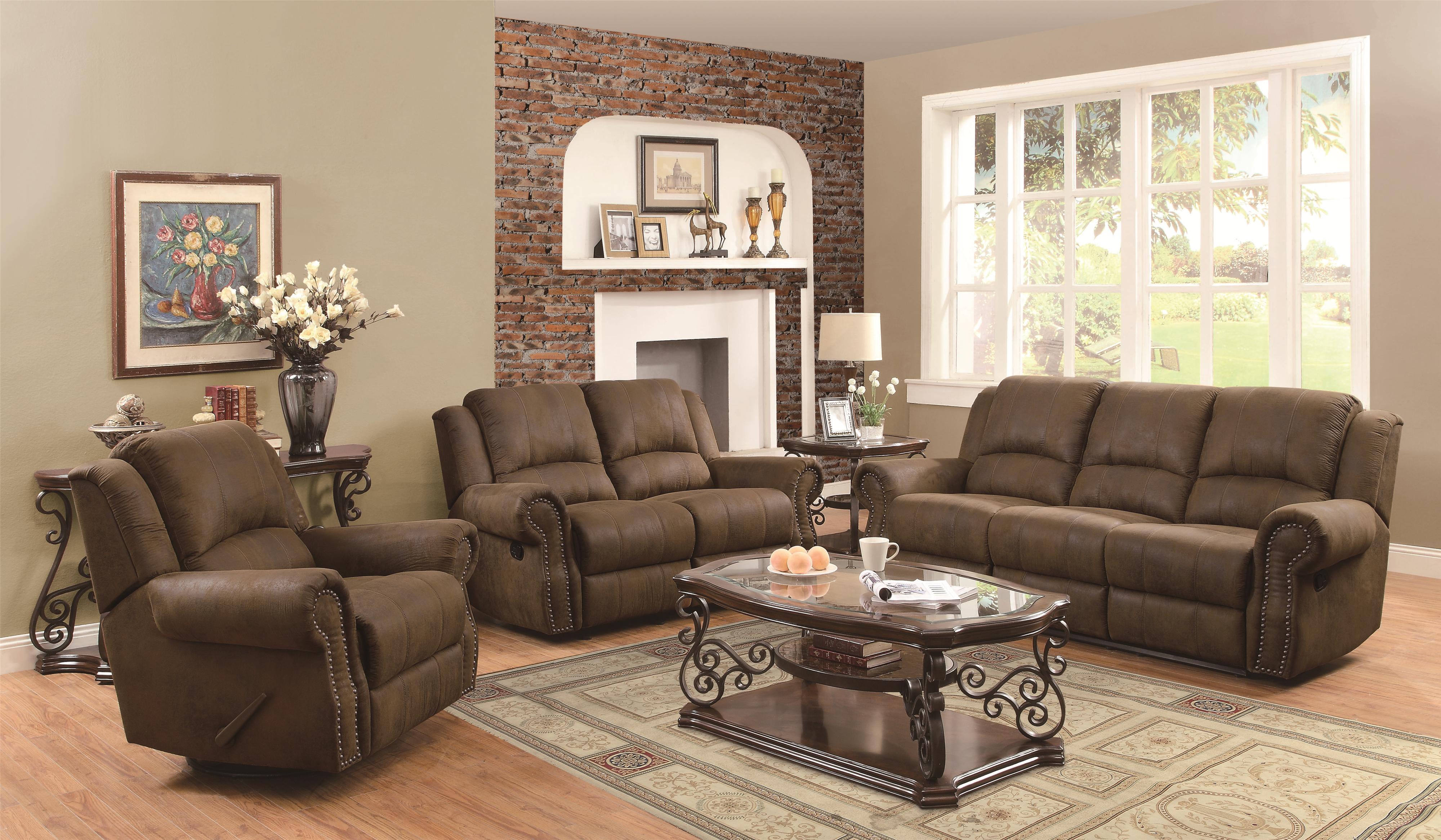 Traditional reclining sofa sales